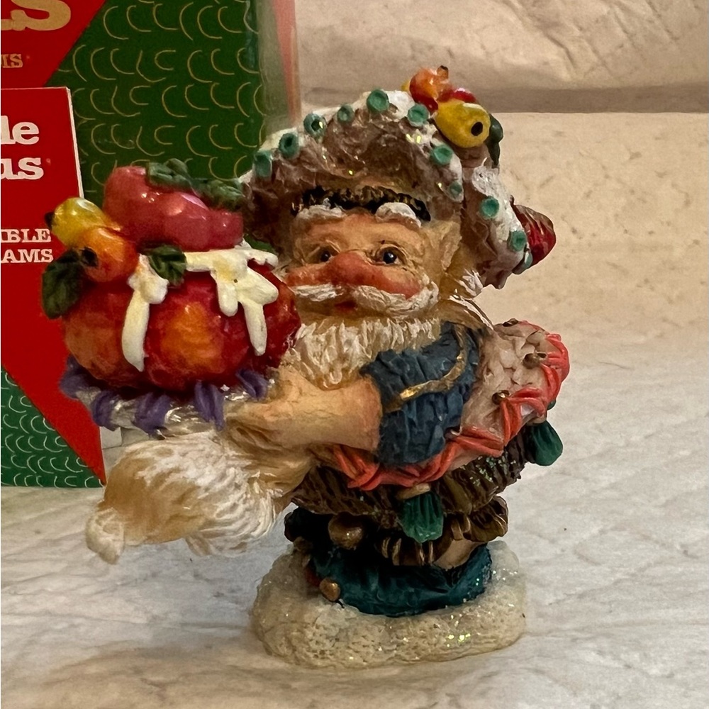 Vtg Crinkle Clause Santa by Possible Dreams “Crinkle Elf Chef #659059 1998